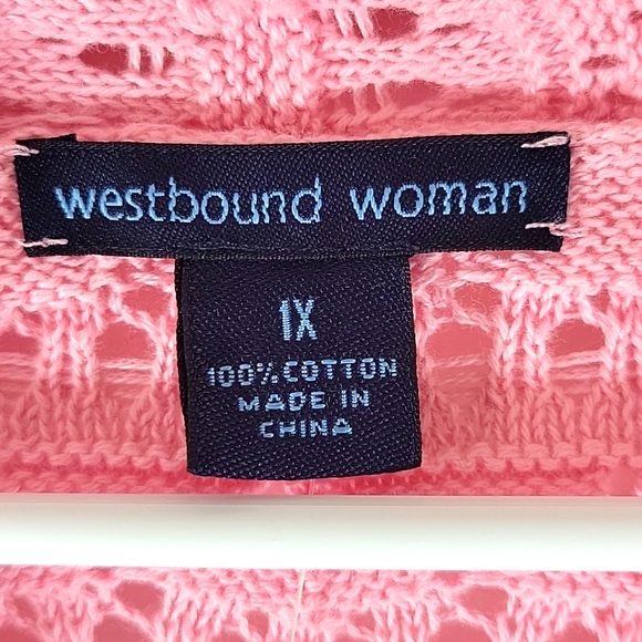 NWT Westbound Woman Open Front Cardigan Duster Size 1X - Picture 2 of 8